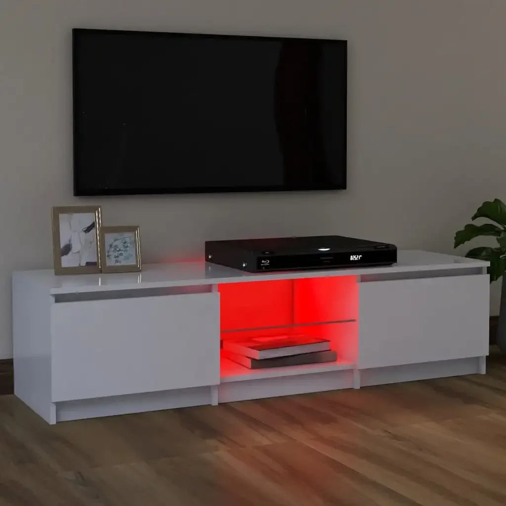 TV cabinet with LED lights
