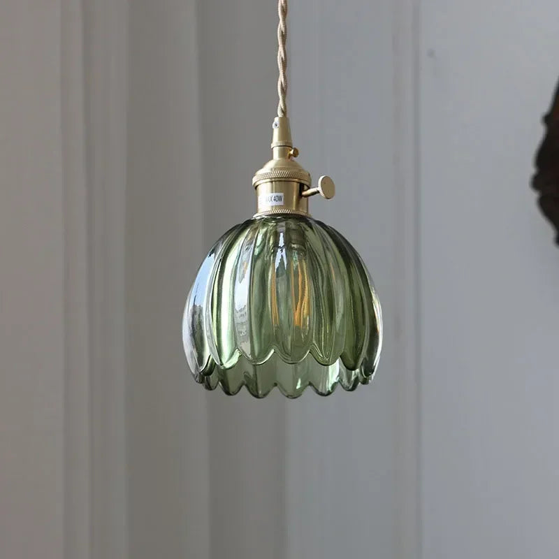 Nordic Retro Glass Pendant Light