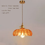 Nordic Retro Glass Pendant Light