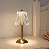 Crystal retro table lamp  bedroom