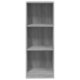 Library 3 levels Sonoma Gray 40x24x109 cm