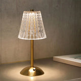 Crystal retro table lamp  bedroom