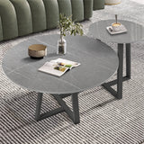 Round Modern Marble Nesting Coffee table