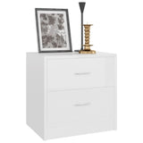 Bright white bedside Table