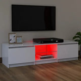 TV cabinet with LED lights