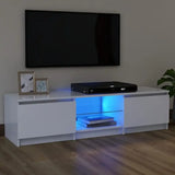 TV cabinet with LED lights