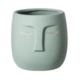 Ceramic Face Living Room Vase