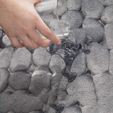 Embossed Coral Fleece Bath Rug